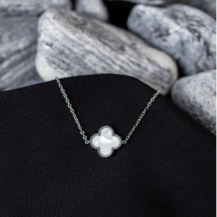 Браслет Clover Charm White