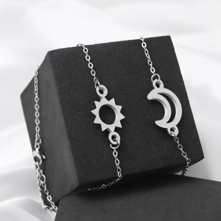 Браслети Парні Sun and Moon