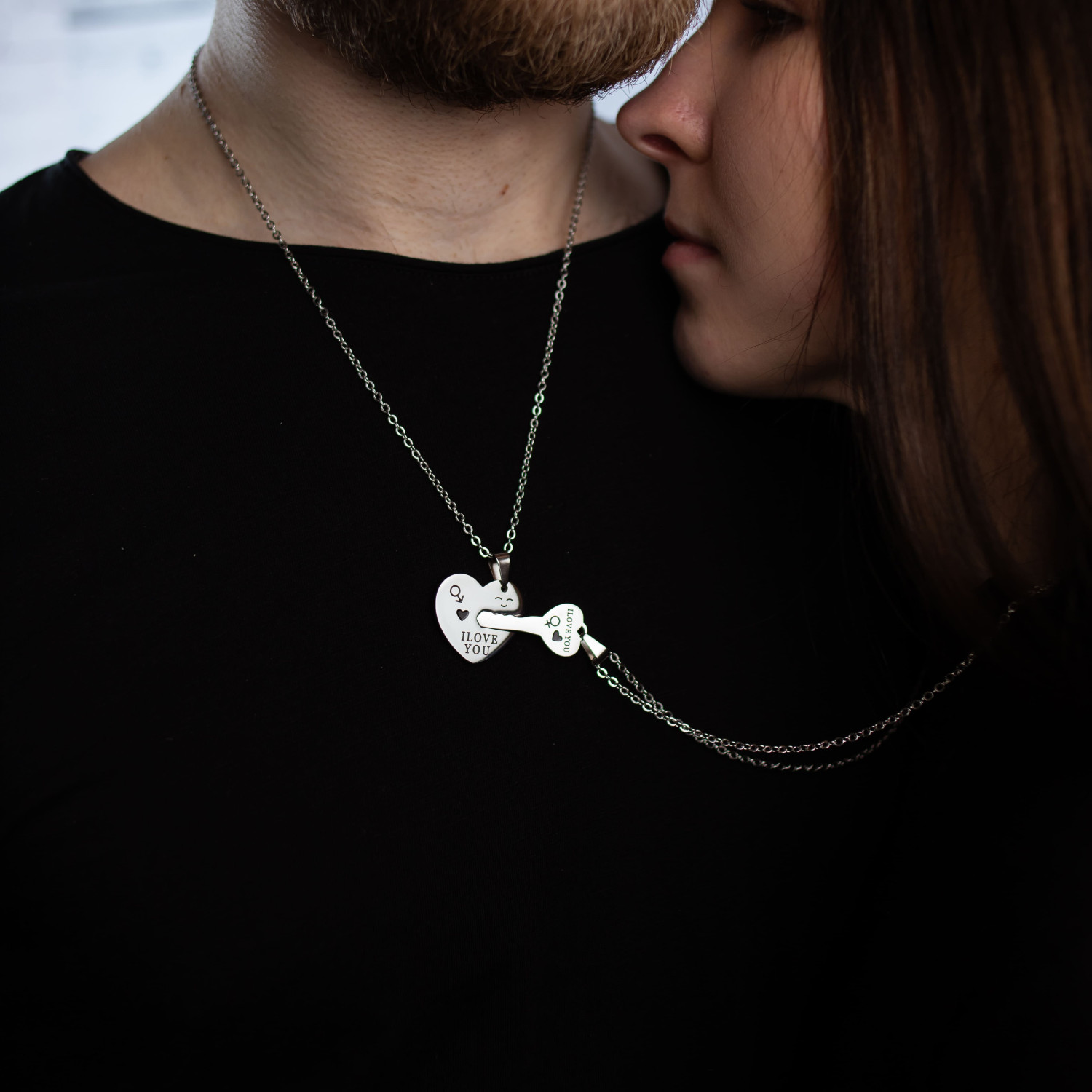 Кулони Парні Key to the heart