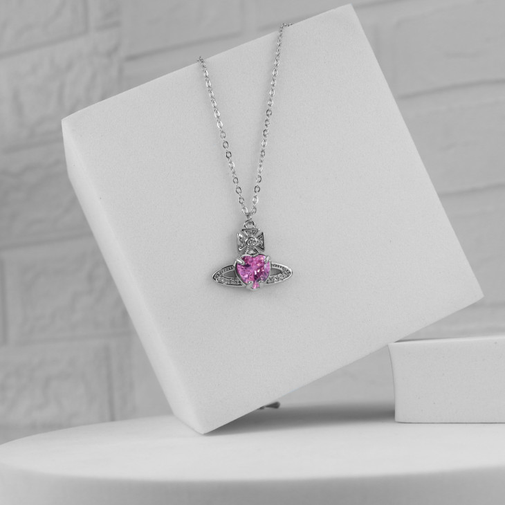 Кулон Pink star