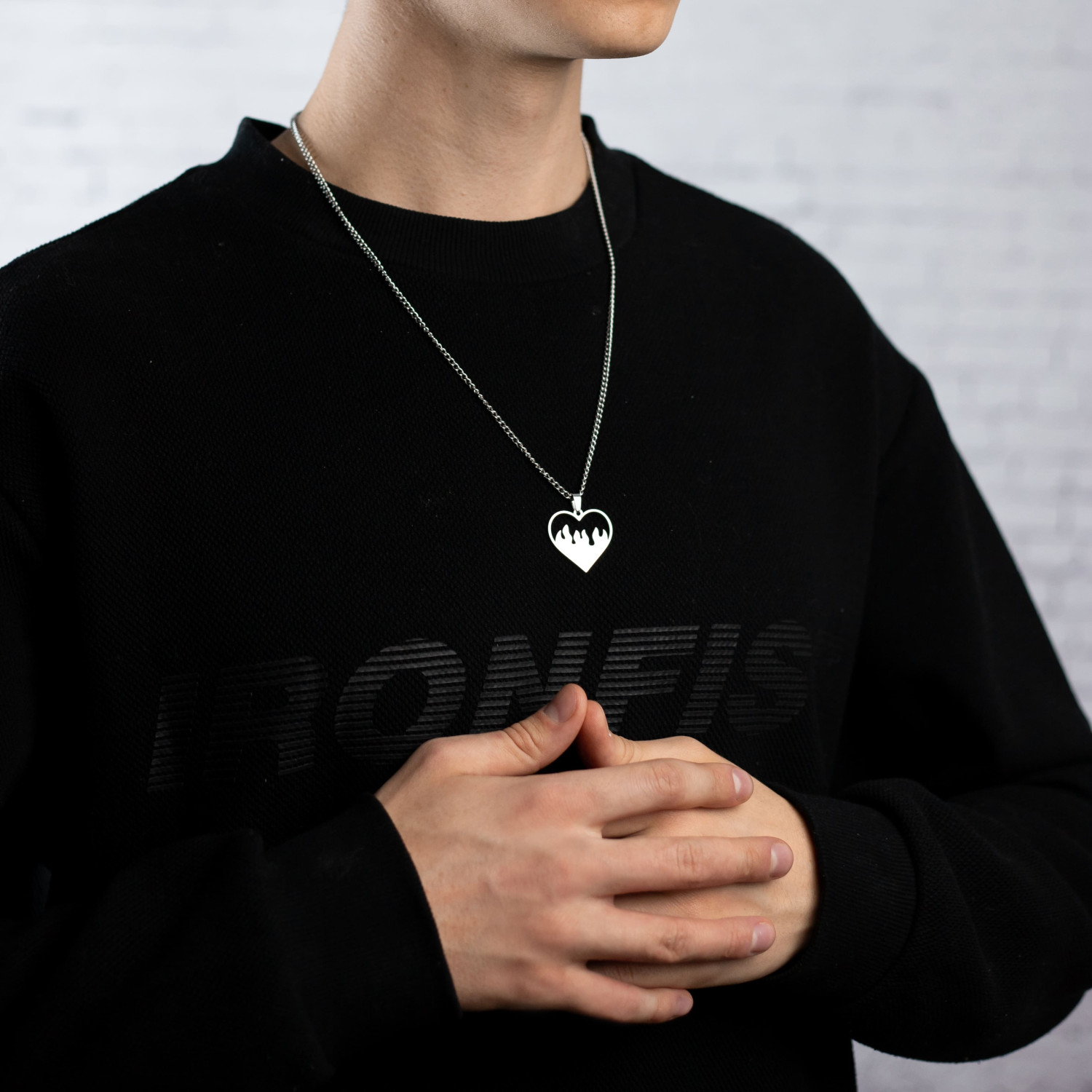 Кулон Burning heart