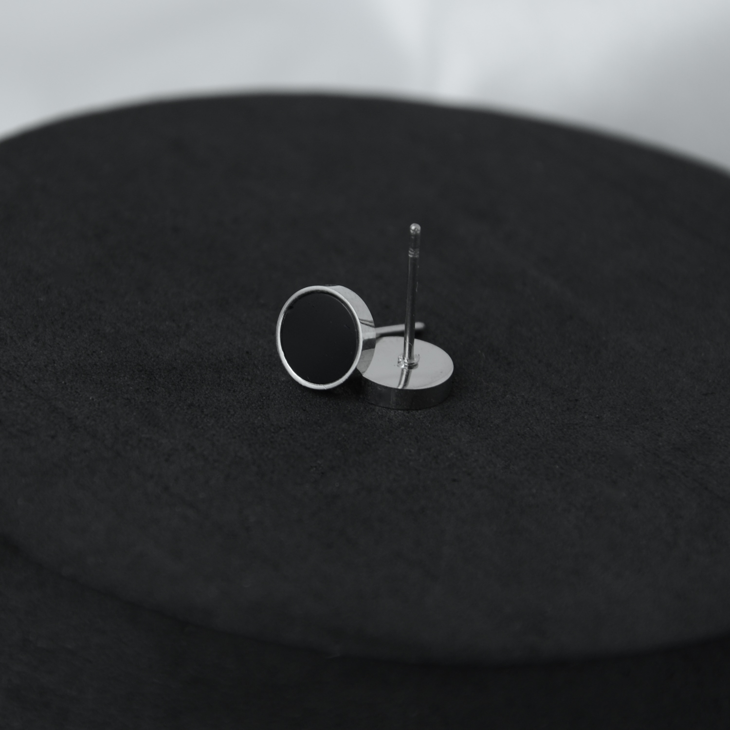 Сережки Black Circle