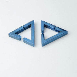 Сережки Triangle Blue