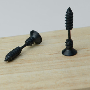 Сережки Stud Black