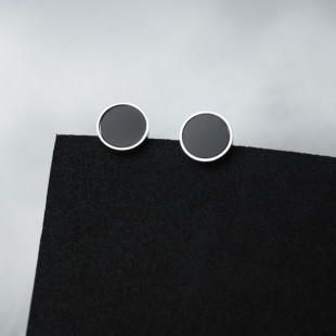 Сережки Black Circle