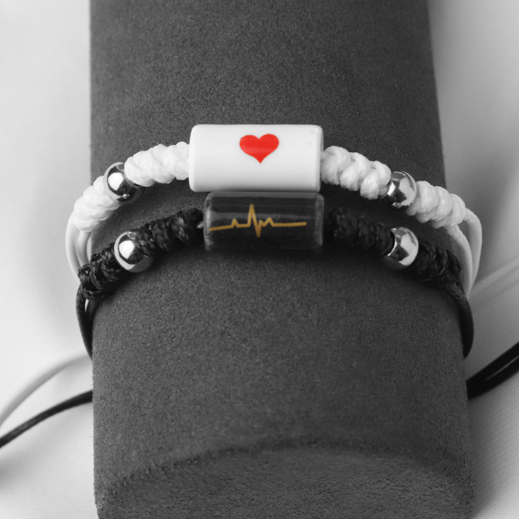 Парні Браслети Pulse of Love для закоханих