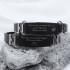 Браслет Edge Black з індивідуальним гравіюванням