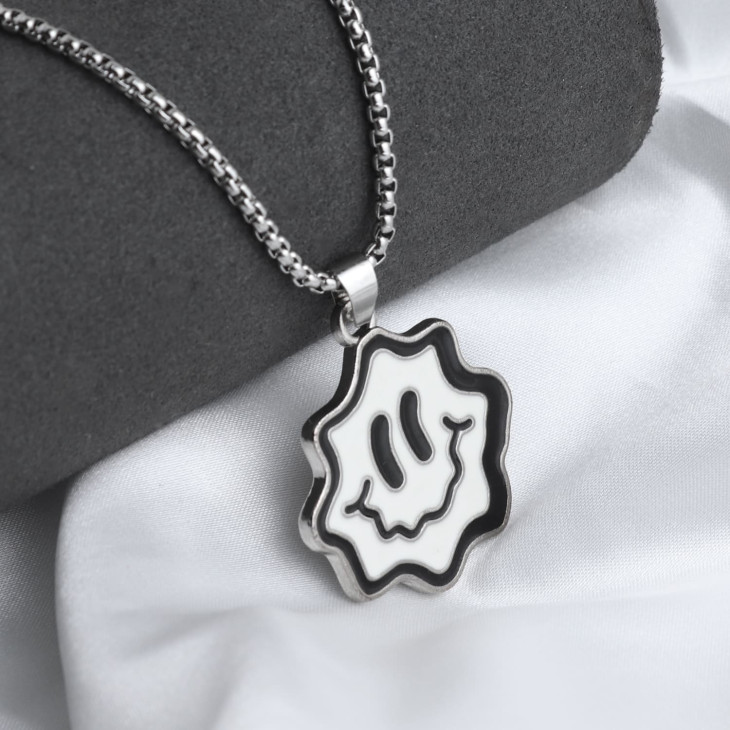 Чоловічий кулон Smile Grey